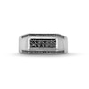 Thumbnail Image 4 of Vera Wang Men 0.37 CT. T.W. Black Diamond Multi-Row Ring in Sterling Silver