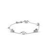 Thumbnail Image 1 of The Kindred Heart from Vera Wang Love Collection Freshwater Cultured Pearl and Diamond Bracelet in Sterling Silver