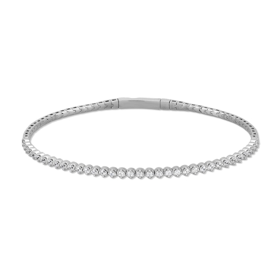 CT. T.W. Diamond Flexible Bangle in 10K Gold