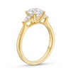 Thumbnail Image 3 of 1.80 CT. T.W. Pear-Shaped and Round Certified Lab-Grown Diamond Three Stone Engagement Ring in 14K Gold (F/SI2)
