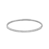 Thumbnail Image 1 of 1.00 CT. T.W. Diamond Flexible Bangle in 10K White Gold - 7.25”