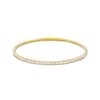 Thumbnail Image 1 of 1.00 CT. T.W. Diamond Flexible Bangle in 10K Gold - 7.25”