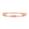 Thumbnail Image 1 of Le Vian® 0.70 CT. T.W. Chocolate Diamond® and Nude Diamond™ Station Bangle in 14K Strawberry Gold® - 6.75”