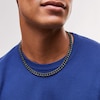 Thumbnail Image 2 of Vera Wang Men 4.45 CT. T.W. Black Diamond Curb Chain Necklace in Sterling Silver with Black Ruthenium - 20"