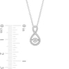 Thumbnail Image 3 of Unstoppable Love™ 0.15 CT. T.W. Diamond Infinity Pendant in Sterling Silver