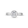 Thumbnail Image 3 of 1.40 CT. T.W. Certified Lab-Created Diamond Hidden Halo Engagement Ring in 14K White Gold (F/SI2)