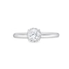 Thumbnail Image 4 of 0.30 CT. Diamond Miracle Solitaire Engagement Ring in 14K White Gold (J/I3)