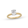 Thumbnail Image 0 of 1.00 CT. Oval Certified Diamond Solitaire Engagement Ring in 14K Gold (I/I1)