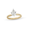 Thumbnail Image 0 of 1.00 CT. Pear-Shaped Certified Diamond Solitaire Engagement Ring in 14K Gold (I/I1)