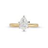 Thumbnail Image 3 of 1.00 CT. Pear-Shaped Certified Diamond Solitaire Engagement Ring in 14K Gold (I/I1)