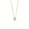 Thumbnail Image 1 of Canadian Certified Centre Diamond 0.50 CT. T.W. Square Block Pendant in 14K Gold (I/I2)