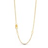 Thumbnail Image 3 of Canadian Certified Centre Diamond 0.50 CT. T.W. Square Block Pendant in 14K Gold (I/I2)