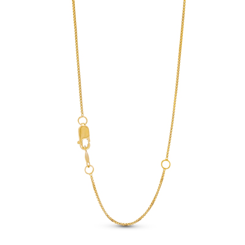 Main Image 3 of Canadian Certified Centre Diamond 0.50 CT. T.W. Square Block Pendant in 14K Gold (I/I2)