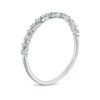 Thumbnail Image 3 of Previously Owned - Diamond Accent &quot;X&quot; Flower Band in 10K White Gold