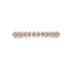 Thumbnail Image 4 of Previously Owned - Diamond Accent "X" Flower Band in 10K Rose Gold