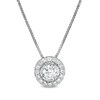 Thumbnail Image 1 of Previously Owned - 0.50 CT. T.W. Diamond Frame Pendant in 10K White Gold