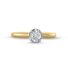 Thumbnail Image 4 of 0.25 CT. Diamond Miracle Solitaire Engagement Ring in 14K Gold (J/I3)