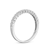 Thumbnail Image 3 of 0.25 CT. T.W. Diamond Scallop Edge Anniversary Band in 10K White Gold