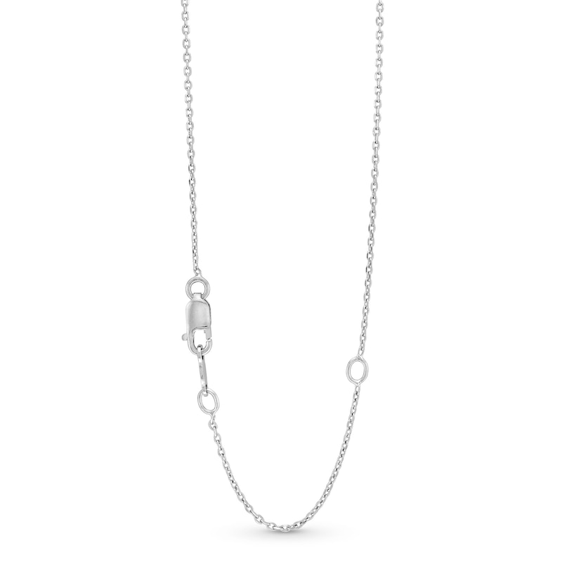 Main Image 3 of Unstoppable Love™ 6.0mm Lab-Created Ruby and White Lab-Created Sapphire Teardrop Pendant in Sterling Silver
