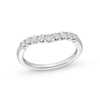 0.40 CT. T.W. Diamond Nine Stone Contour Anniversary Band in 14K White Gold