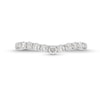 0.40 CT. T.W. Diamond Nine Stone Contour Anniversary Band in 14K White Gold