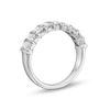 2.00 CT. T.W. Emerald-Cut Certified Lab-Created Diamond Nine Stone Anniversary Band in 14K White Gold (F/VS2)