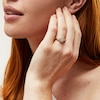Thumbnail Image 2 of Perfect Fit 0.75 CT. T.W. Certified Lab-Grown Diamond Cushion-Shaped Frame Collar Bridal Set in 14K Gold (F/SI2)