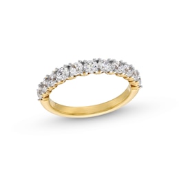 1.00 CT. T.W. Certified Lab-Grown Diamond Eleven Stone Anniversary Band in 14K Gold (F/SI2)