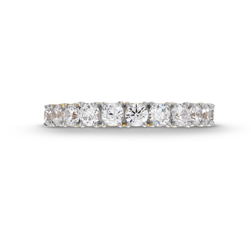 Main Image 4 of 1.00 CT. T.W. Certified Lab-Grown Diamond Eleven Stone Anniversary Band in 14K Gold (F/SI2)
