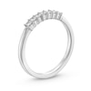 0.25 CT. T.W. Princess-Cut Canadian Certified Diamond Seven Stone Anniversary Band in 14K White Gold (I/I2)