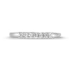 0.25 CT. T.W. Princess-Cut Canadian Certified Diamond Seven Stone Anniversary Band in 14K White Gold (I/I2)