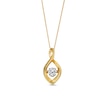 Thumbnail Image 1 of Unstoppable Love™ 0.50 CT. Certified Lab-Grown Diamond Solitaire Infinity Drop Pendant in 10K Gold (F/SI2)