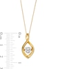 Thumbnail Image 3 of Unstoppable Love™ 0.50 CT. Certified Lab-Grown Diamond Solitaire Infinity Drop Pendant in 10K Gold (F/SI2)