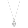 Thumbnail Image 1 of Unstoppable Love™ 0.50 CT. Certified Lab-Grown Diamond Solitaire Infinity Drop Pendant in 10K White Gold (F/SI2)