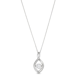 Unstoppable Love™ 0.50 CT. Certified Lab-Grown Diamond Solitaire Infinity Drop Pendant in 10K White Gold (F/SI2)