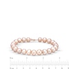 Thumbnail Image 4 of EFFY™ Collection Pink Freshwater Cultured Pearl Necklace, Bracelet and Stud Earrings Set with 14K Rose Gold Clasp
