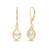 Thumbnail Image 2 of Unstoppable Love™ 0.50 CT. T.W. Certified Lab-Grown Diamond Drop Earrings in 10K Gold (F/SI2)