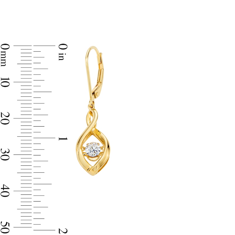Unstoppable Love™ 0.50 CT. T.W. Certified Lab-Grown Diamond Drop Earrings in 10K Gold (F/SI2)