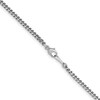 Thumbnail Image 2 of 2.5mm Curb Chain Necklace in Solid Platinum - 20"