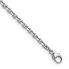 2.6mm Diamond-Cut Cable Chain Necklace in Solid Platinum - 16"