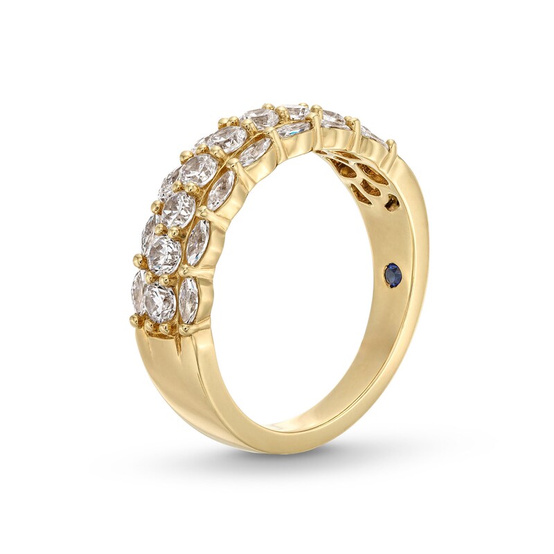 Main Image 2 of Vera Wang Love Collection 0.95 CT. T.W. Marquise and Round Diamond Triple Row Anniversary Band in 14K Gold