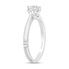 Enchanted Disney Majestic Princess 0.45 CT. Diamond Solitaire Engagement Ring in 14K White Gold (I/I1)