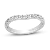 Thumbnail Image 1 of Enchanted Disney Majestic Princess 0.45 CT. T.W. Diamond Contour Anniversary Band in 14K White Gold