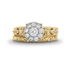 Thumbnail Image 4 of Perfect Fit 0.75 CT. T.W. Certified Lab-Grown Diamond Frame Ornate Bridal Set in 14K Gold (F/SI2)