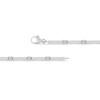 Thumbnail Image 3 of 0.75 CT. T.W. Diamond Bar Link Bracelet in Sterling Silver - 7.25”