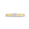 Thumbnail Image 4 of 0.20 CT. Diamond Solitaire Engagement Ring in 14K Gold (J/I2)