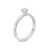 Thumbnail Image 3 of 0.20 CT. Diamond Solitaire Engagement Ring in 14K White Gold (J/I2)