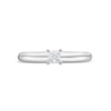 Thumbnail Image 4 of 0.20 CT. Princess-Cut Diamond Solitaire Engagement Ring in 14K White Gold (J/I2)