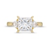 Thumbnail Image 4 of 3.50 CT. T.W. Princess and Trillion-Cut Certified Lab-Grown Diamond Three Stone Engagement Ring in 14K Gold (F/VS2)