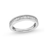 Thumbnail Image 1 of 0.50 CT. T.W. Baguette Certified Lab-Grown Diamond Channel-Set Anniversary Band in 14K White Gold (F/SI2)